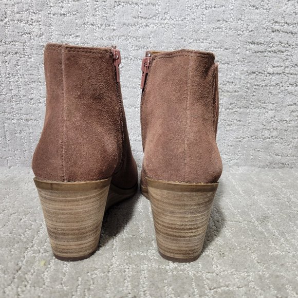 Frye And Co. Kaye Chelsea Women's Size US 8.5M Brown Suede Zip Ankle Boots. NEW - Picture 8 of 11